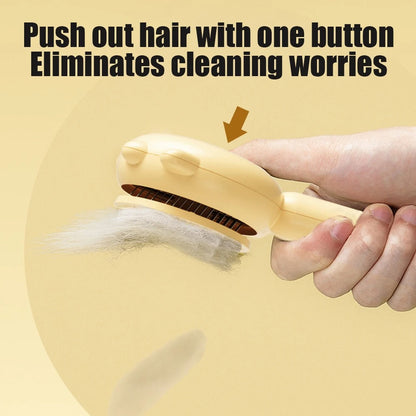 Pawberry GentleGlow Brush - self-cleaning pet brush